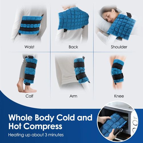 Reusable Ice Pack for Sports Injuries, Hot Cold Compress Wrap Back Pain Relief — image 15