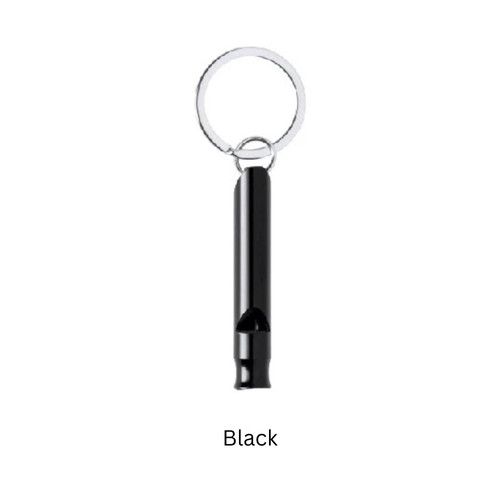 Whistle Emergency Survival Keychain Metal Distress Hiking Camping Safety Keyring