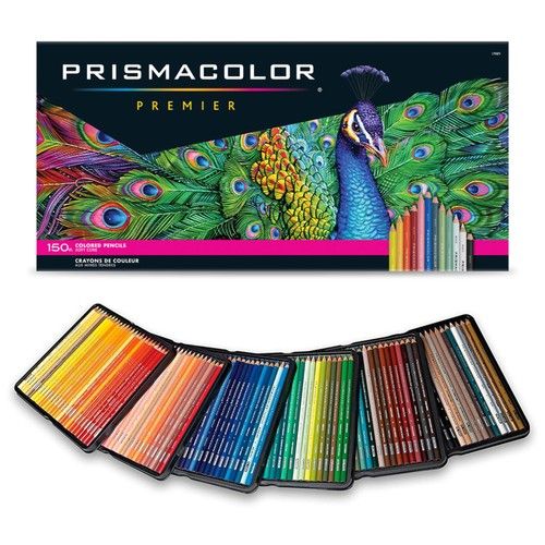 Prismacolor Premier Colored Pencils, Soft Core, Assorted Colors, 150 Count -