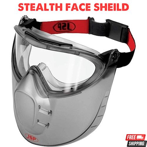 Full Face Shield Mask Safety Goggles Half Eyewear Protection Dust Proof Work UK