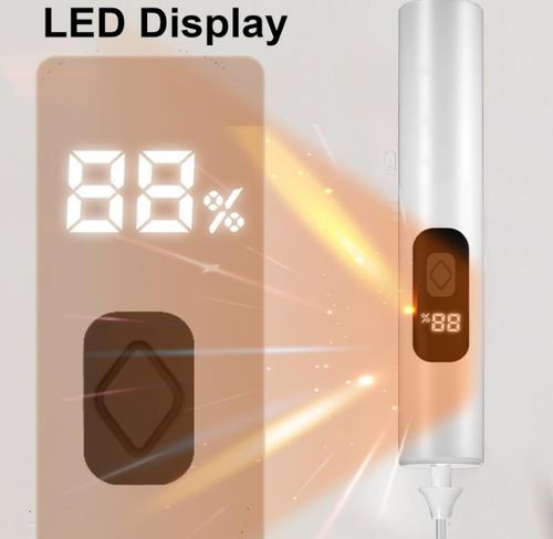 Professional Electric Nail Polisher,Rechargeable Manicure Pedicure LED Display — image 7