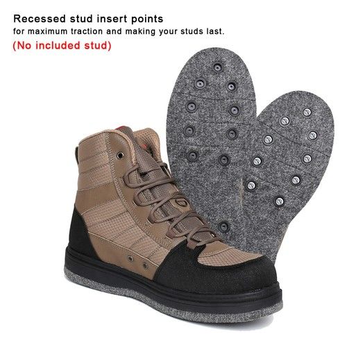 Wading Boots,Waders Boots,Fishing Shoes With Felt Sole For Fishing and Hunting