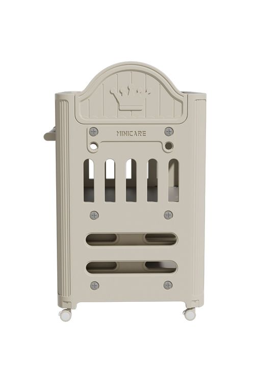 Mobile Baby Changing Unit Station W/ Drawer & Shelf Infant Diaper Table on Wheel — image 7
