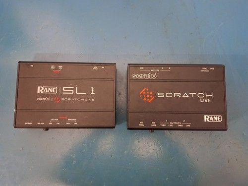 Rane Scratch Live/SL1 Box with additional extras USB/RCA leads/Time-Code CD's