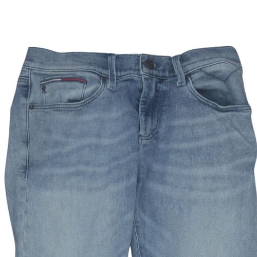 Tommy Jeans Mens Straight Jeans Size M Blue Pockets Logo W30 L32 — image 7