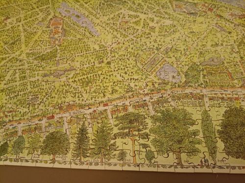Royal Botanic Gardens Kew hand cut wooden jigsaw puzzle 500 Pieces Made Britain  — image 2
