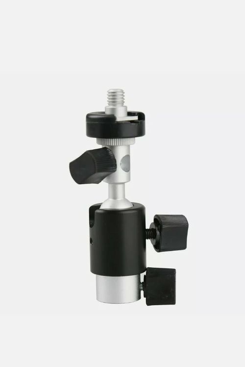 2 X D Type Flash Hot Shoe Umbrella Holder Swivel 1/4"Screw Bracket Mount Light  — image 4