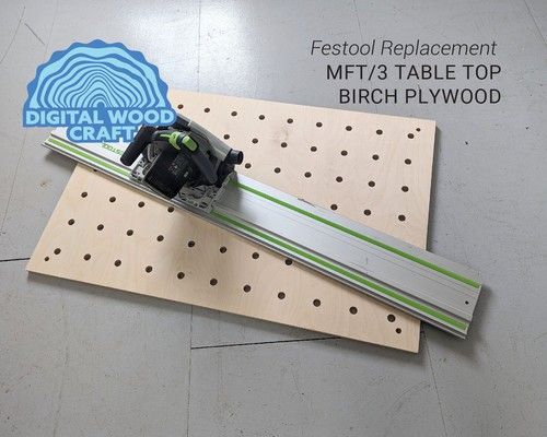 Festool MFT/3 table top 1102x718mm Moisture Resistant MDF Birch Ply Replacement