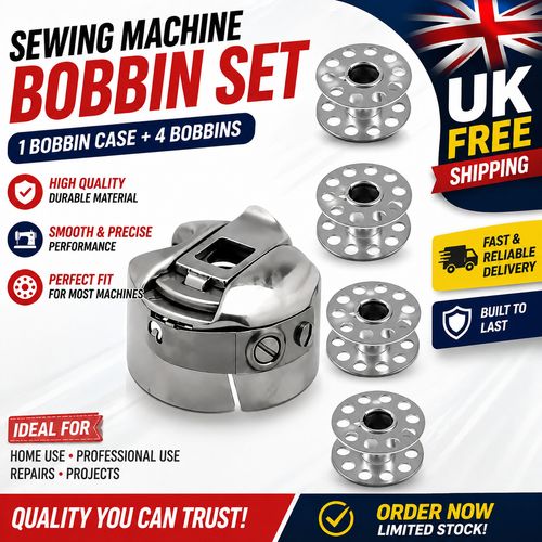 Sewing Machine Metal Bobbin Case Holder Universal Fit Most Brands UK — image 1