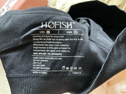 HOFISH Nursing Bras 3-Pack Set Size L Black Beige pink — image 6