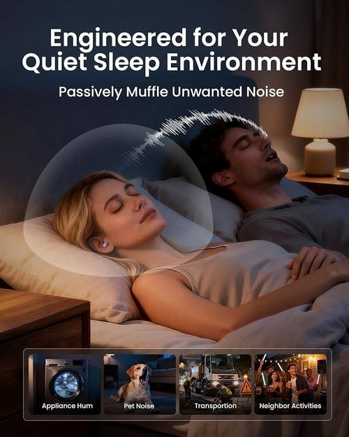 Ear Plugs for Sleep Comfortable Mid Noise Cancelling Ear PlugsAll-night Wear — image 6