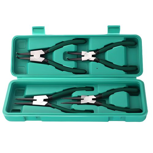 4PC 7" Circlip Pliers Set Internal External Bent Straight Ring Remover Retaining — image 19