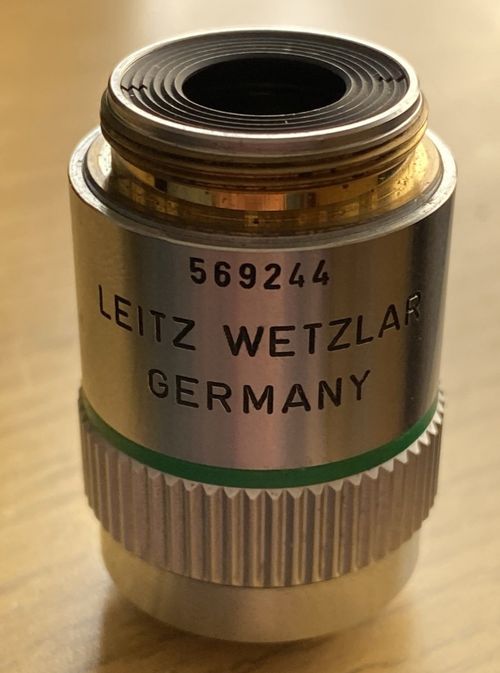 Leitz Wetzlar Germany 569244 Plan L 25x /.40 Microscope Objective Part — image 1