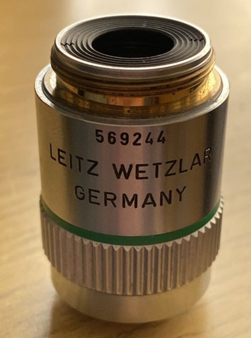 Leitz Wetzlar Germany 569244 Plan L 25x /.40 Microscope Objective Part