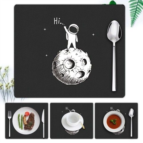 PU Leather Placemats Coasters Table Mats Washable Table Place Mats Coaster Sets