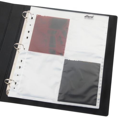 30x Archival Storage Sheets 4x5 Page Bag Ring Binder Archival B&W Film Negative — image 2