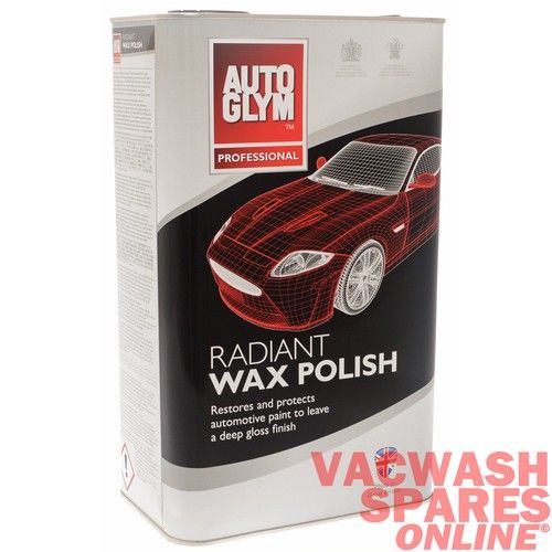 AUTOGLYM RADIANT WAX POLISH 5LITRE - PROFESSIONAL RANGE - TRADE - SUPER RESIN