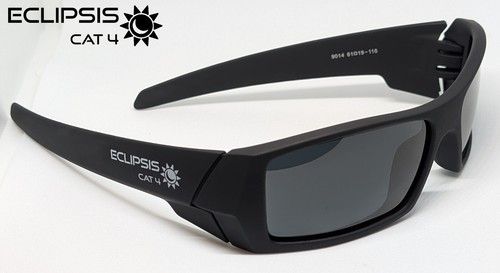 ECLIPSIS SPORT! SUPER DARK Sunglasses Category 4 96% Tint POLARISED! UV400 Cat 4