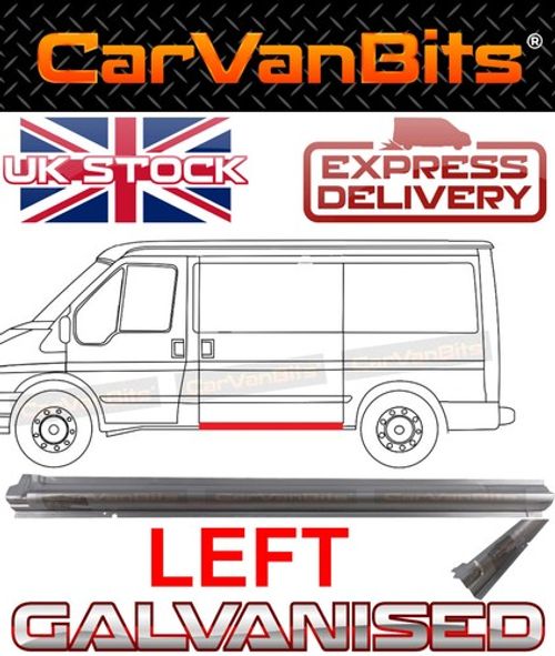 FOR FORD TRANSIT MK6 MK7 00-14 SWB UNDER SIDE SLIDING DOOR SILL REPAIR PANEL LEF