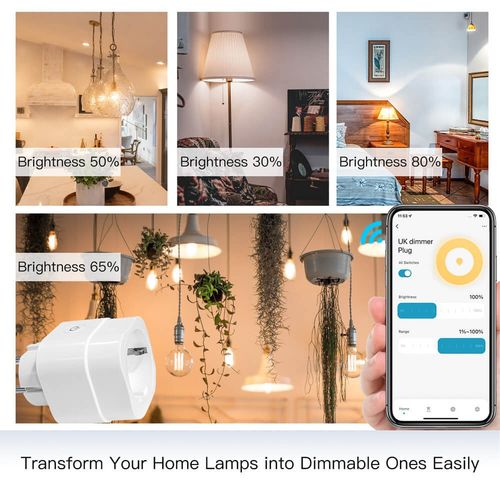 NEW Smart Dimmer Socket APP Control Voice Control For Alexa Google Dimmer Plug — image 6