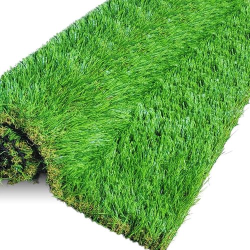 30mm Artificial Grass 1m x 1m Roll, Realistic Pet-Friendly Fake Grass Lawn Turf — image 4