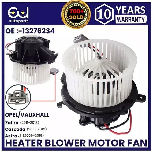 FOR VAUXHALL ASTRA J MK6 ZAFIRA C MK3 CASCADA HEATER BLOWER MOTOR FAN RHD
