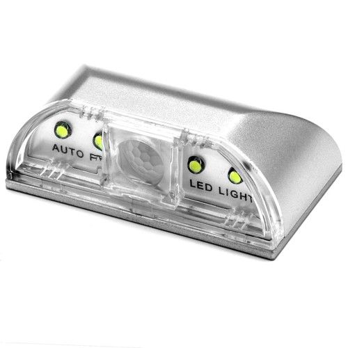Keyhole Light Outdoor, Motion Sensor PIR Infrared 81*46*30mm （L*W*H）, Silver
