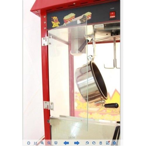 Popcorn Maker Retro Machine And Cart + 2kg Popcorn Seeds — image 7