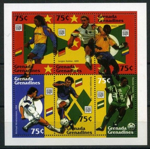 Grenada / Grenadines KB 1910-1915 MNH Football #GE504