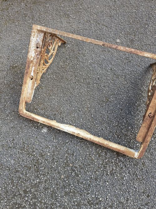 Victorian Cast Iron Sink Stand And Cast Iron Sink — image 6