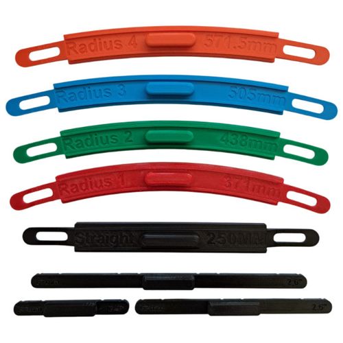 OO/HO Gauge Track Radius Template Guide and Spacer Set. — image 1