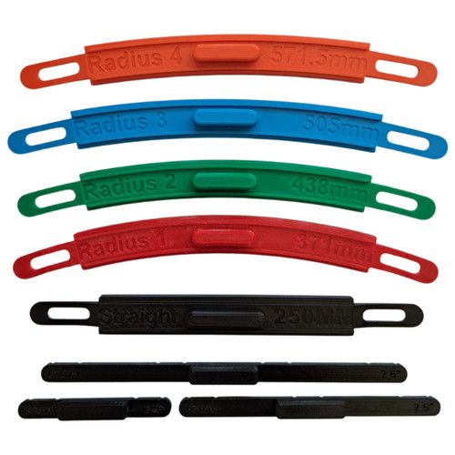 OO/HO Gauge Track Radius Template Guide and Spacer Set.