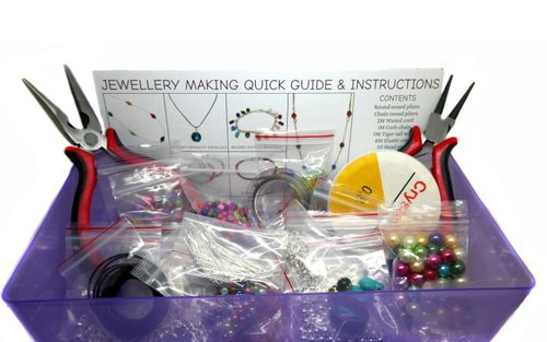 Beginners Jewellery Making Kit - Instructions Included - Beads, Findings, Charms — image 4