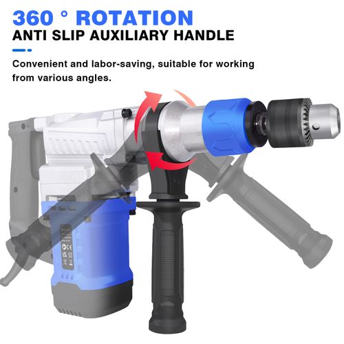 Electric Rotary Drill Impact Hammer Drills Breaker SDS Plus Chuck Chisel Bits — image 4