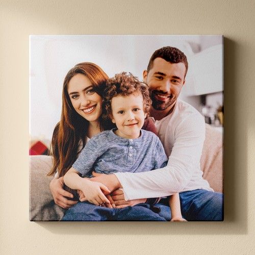 Personalized Canvas Print Custom Photo Framed on Canvas Ready to Hang