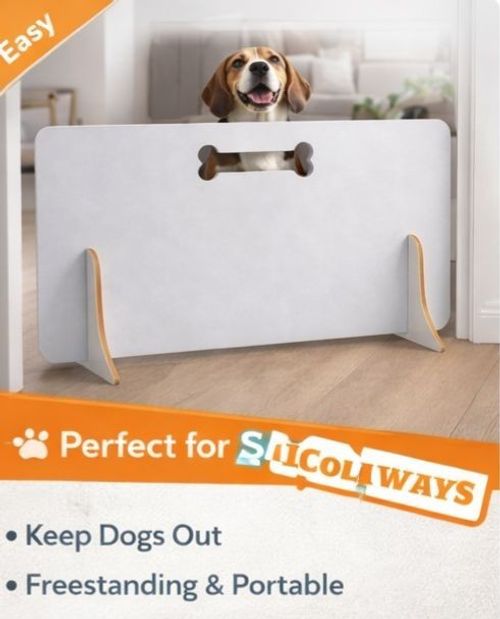 Freestanding Dog Stopper for Stairs & Doorways | No-Drill Pet Gate for Hallways — image 6