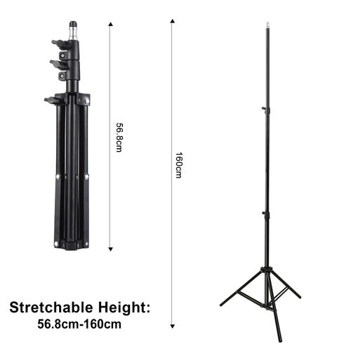 Universal Projector Tripod Stand Adjustable Aluminum Portable Holder 1/4 — image 9