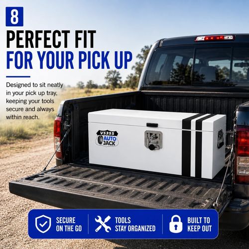 Steel Tool Box Lockable Tool Chest Van Garage Workshop Storage Heavy Duty — image 9