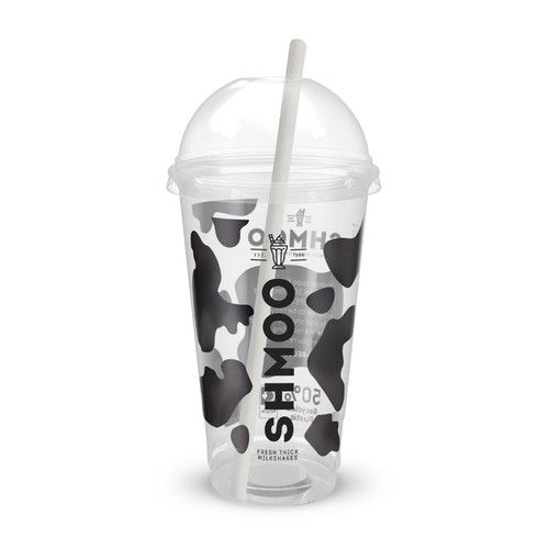 Shmoo Milkshake Large Disposables | 22fl oz | Approx. 86 Cups, Lids & Straws
