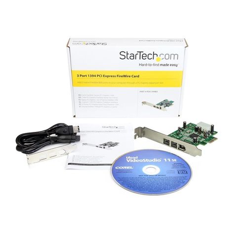StarTech 3 Port 2b 1a 1394 PCI Express FireWire Card Adapter — image 2