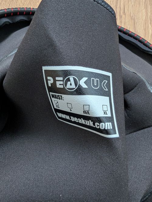 Peak UK Black Neoprene Spray Deck Big Deck Standard, Waist Size XS *New* — image 5