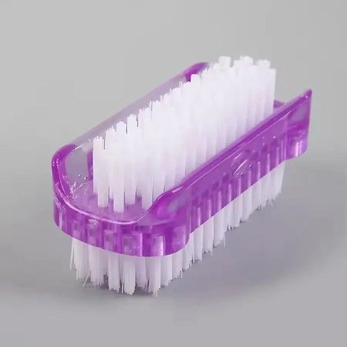 Double Sided Nail Cleaning Brush Manicure Pedicure Tool for Fingernails&Toenails