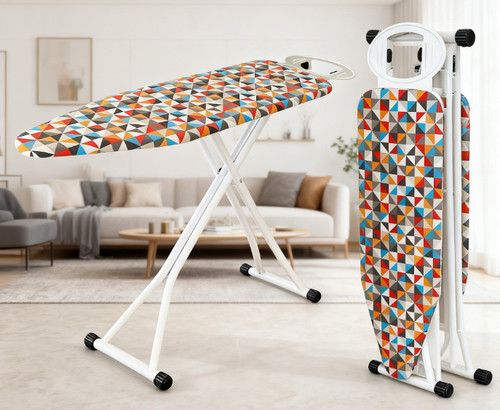 Lavandis Premium Ironing Board Large Lightweight Adjustable Height Wide 122x38cm