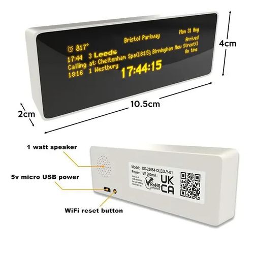 Yellow Desktop Departures® Board Real audio! Live rail, tube, bus & tram data — image 8