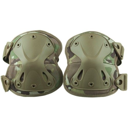 VIPER PROTECTIVE HARD SHELL KNEE PADS PAINTBALL AIRSOFT HUNTING V-CAM CAMOUFLAGE