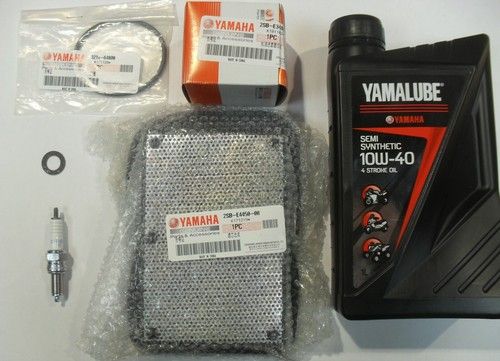 YAMAHA YS125 YS 125 SERVICE KIT GENUINE YAMAHA AIR FILTER OIL FILTER SPARK PLUG