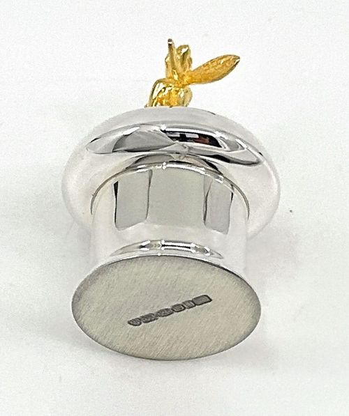 Tooth Fairy Box Victorian Style 925 Sterling Silver With Gold Plated Fairy — image 7