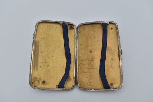 Antique Silver Plated Large Cigar Case Cigarette Case — image 2