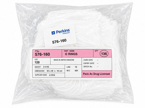 Genuine Perkins 576-160 O Rings Pack of 136 Engine Seals OEM
