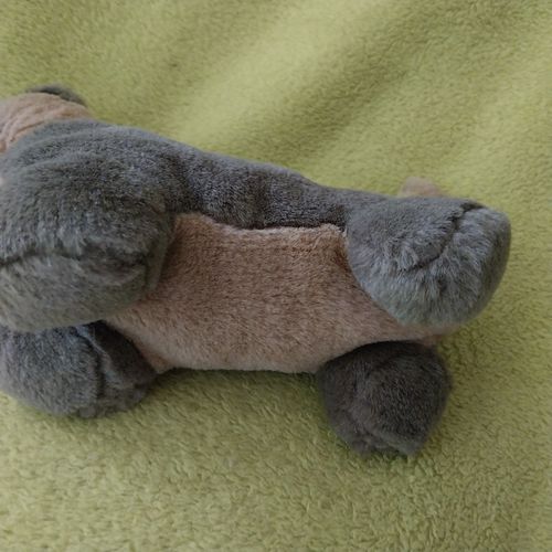 Plush Soft Toy Dog Brown Stuffed Animal Medium  8" long — image 5